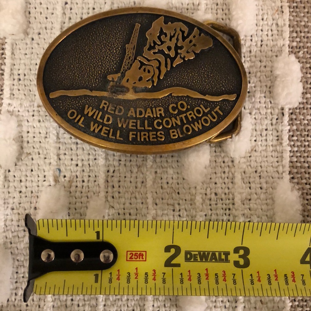 Red Adair Co. Vintage Belt Buckle
